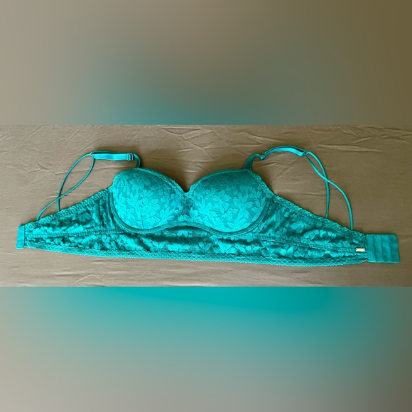 PINK Lace Wired Push Up Bralette - Picture 4 of 13